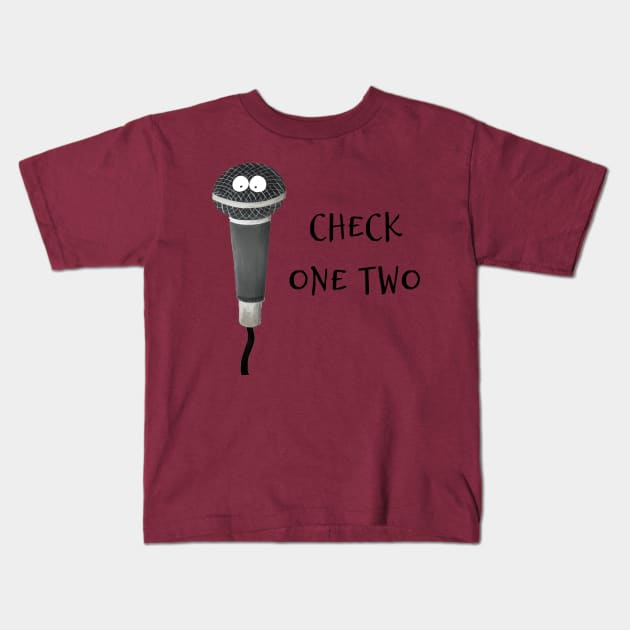 Check One Two Kids T-Shirt by nickcarpenter